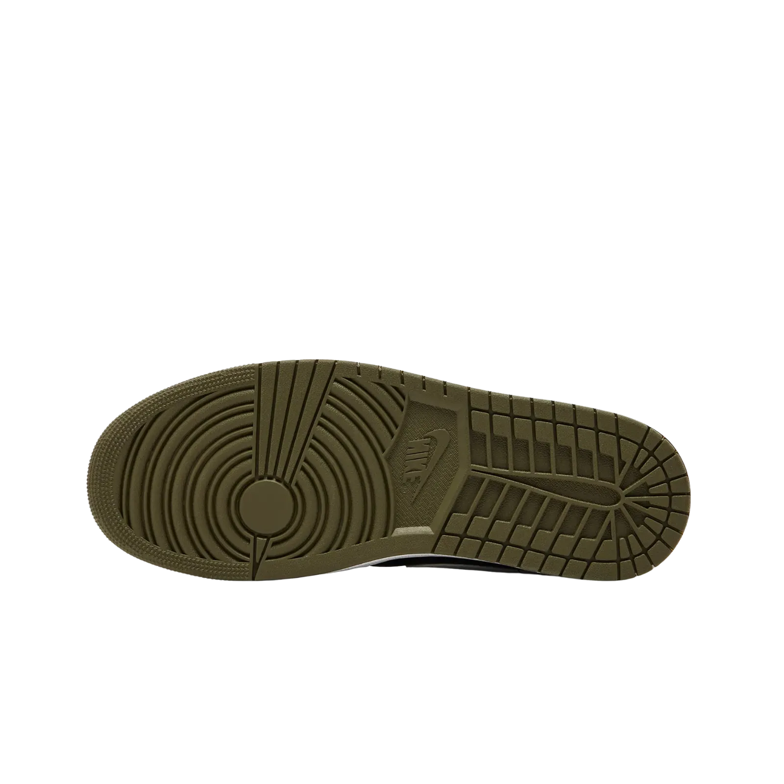 Jordan 1 Mid Black White Olive