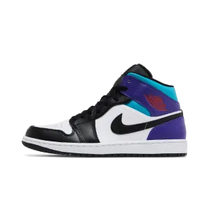 Jordan 1 Mid Court Purple Tropical Twist