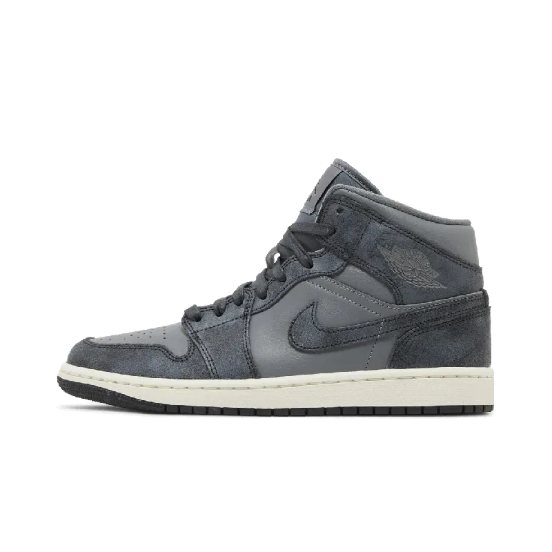 Jordan 1 Mid Distressed Smoke Grey (Women's)