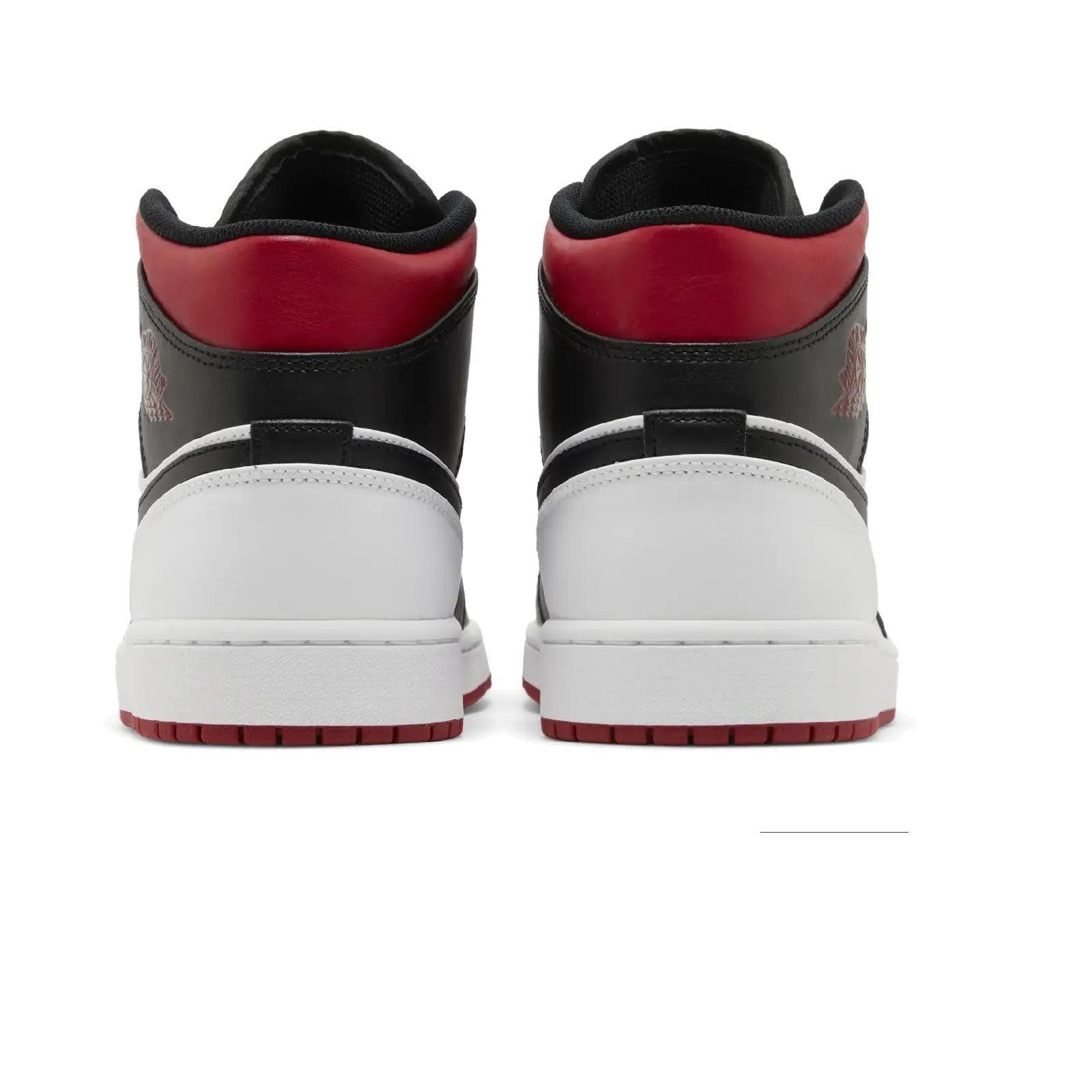Jordan 1 Mid Gym Red Black Toe