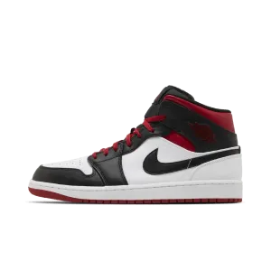 Jordan 1 Mid Gym Red Black Toe