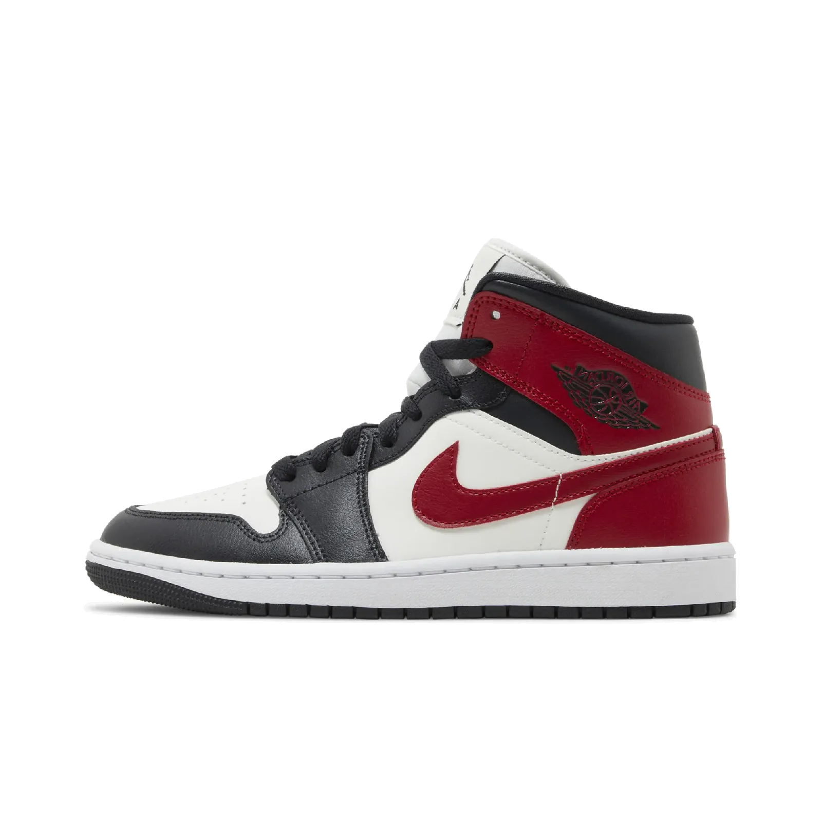 Jordan 1 Mid Gym Red Off Noir (Women's)