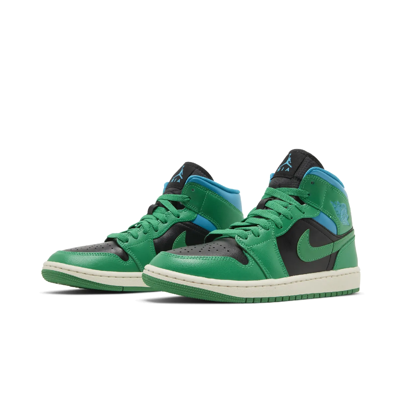 Jordan 1 Mid Lucky Green Aquatone (Women's)