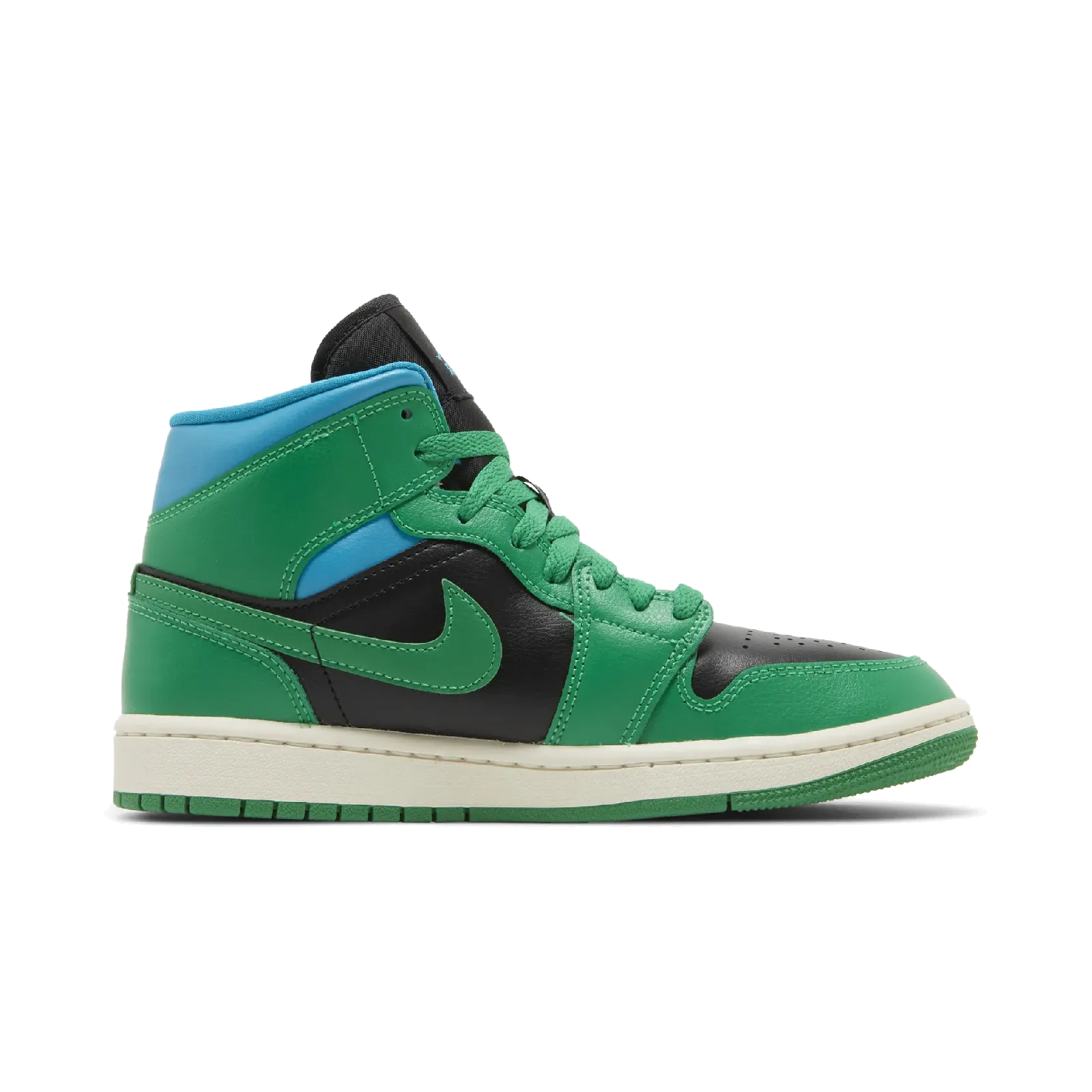 Jordan 1 Mid Lucky Green Aquatone (Women's)