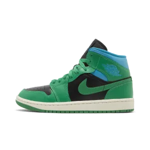 Jordan 1 Mid Lucky Green Aquatone (Women's)