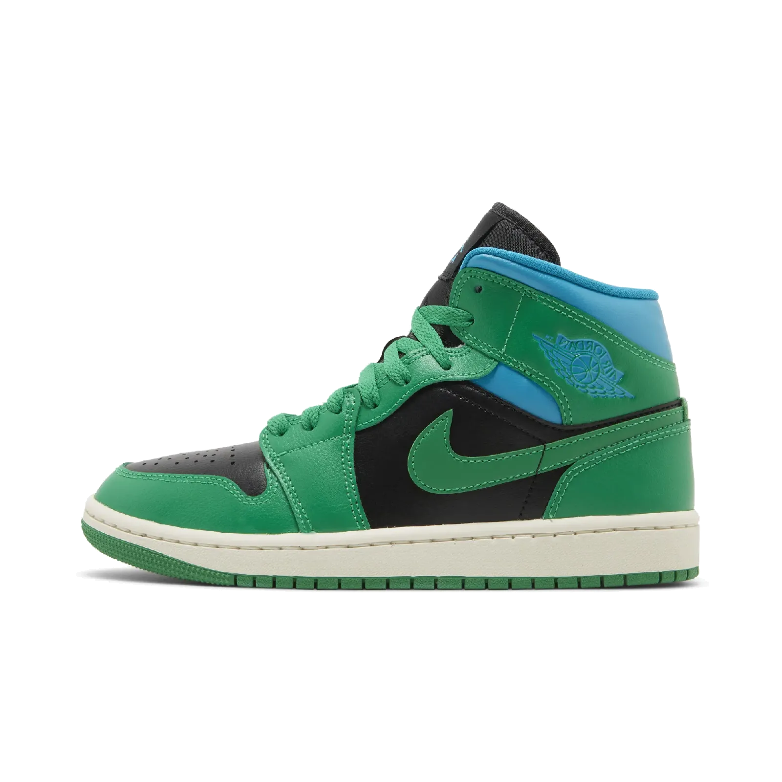 Jordan 1 Mid Lucky Green Aquatone (Women's)