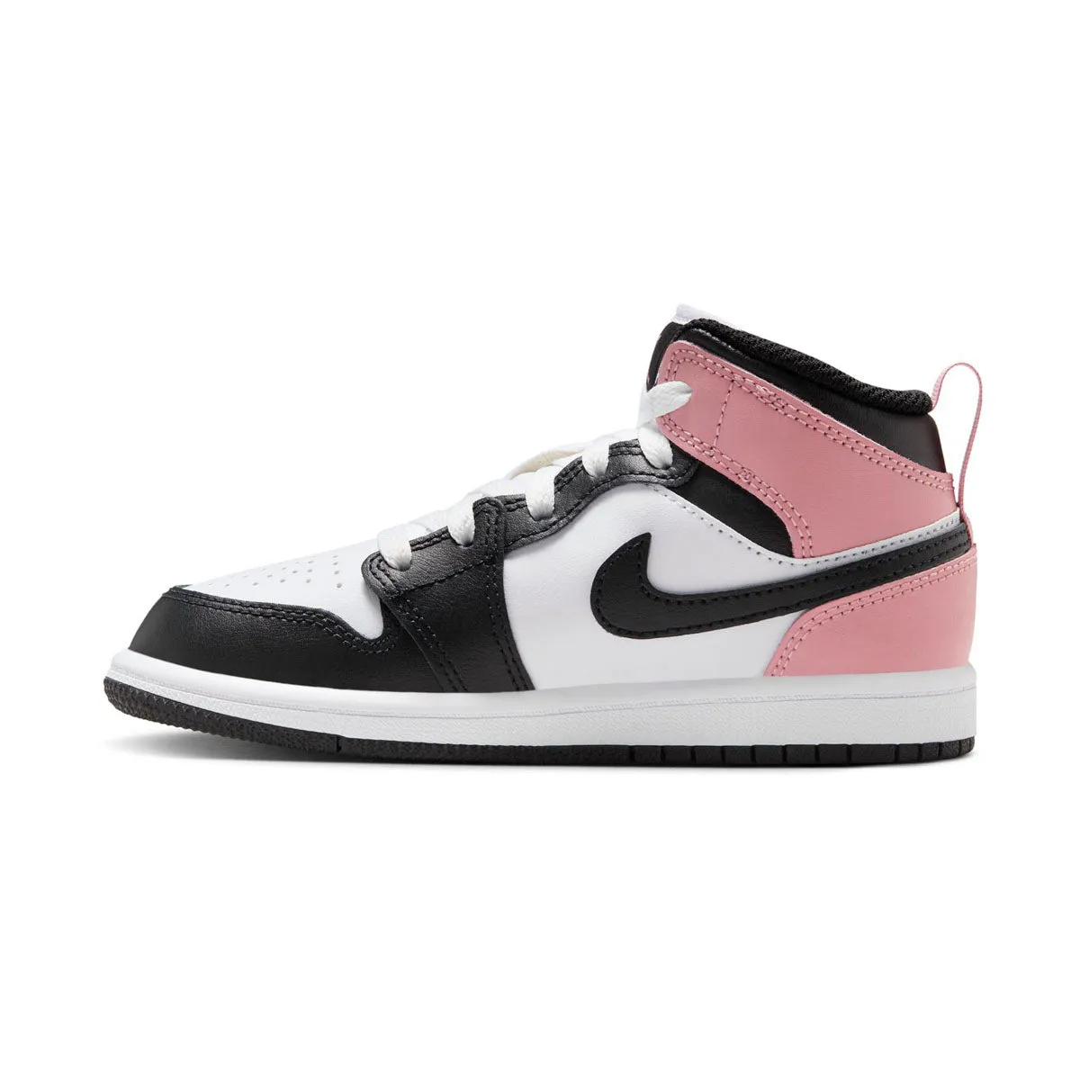 Jordan 1 Mid 'Rust Pink' Little Kids' Shoes