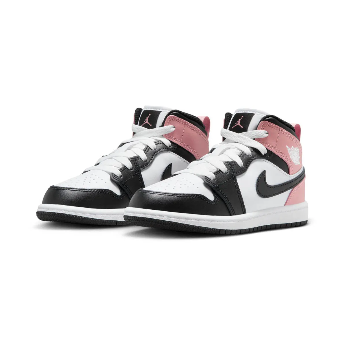 Jordan 1 Mid 'Rust Pink' Little Kids' Shoes