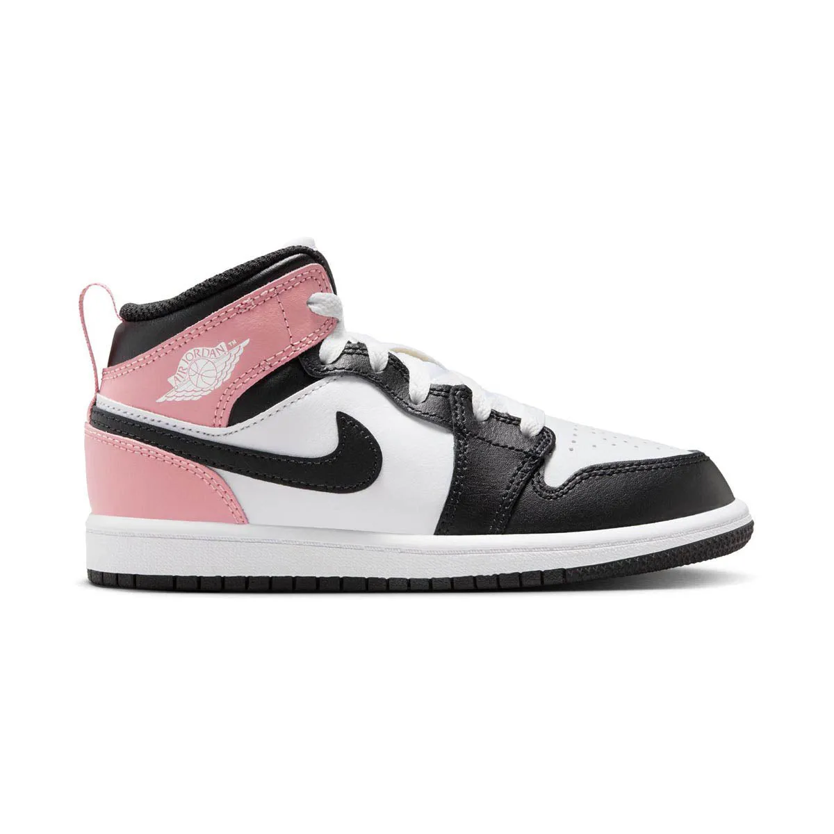 Jordan 1 Mid 'Rust Pink' Little Kids' Shoes