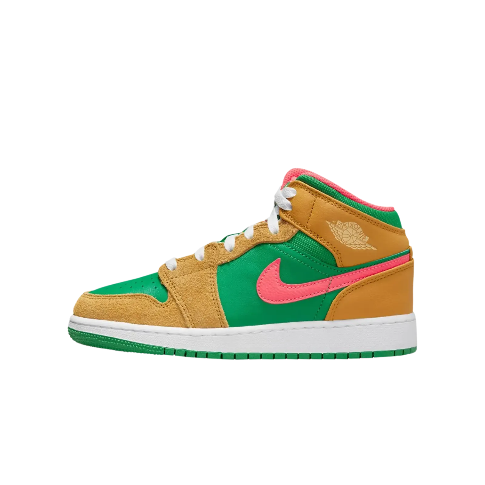 Jordan 1 Mid SE Chutney Lucky Green (GS)