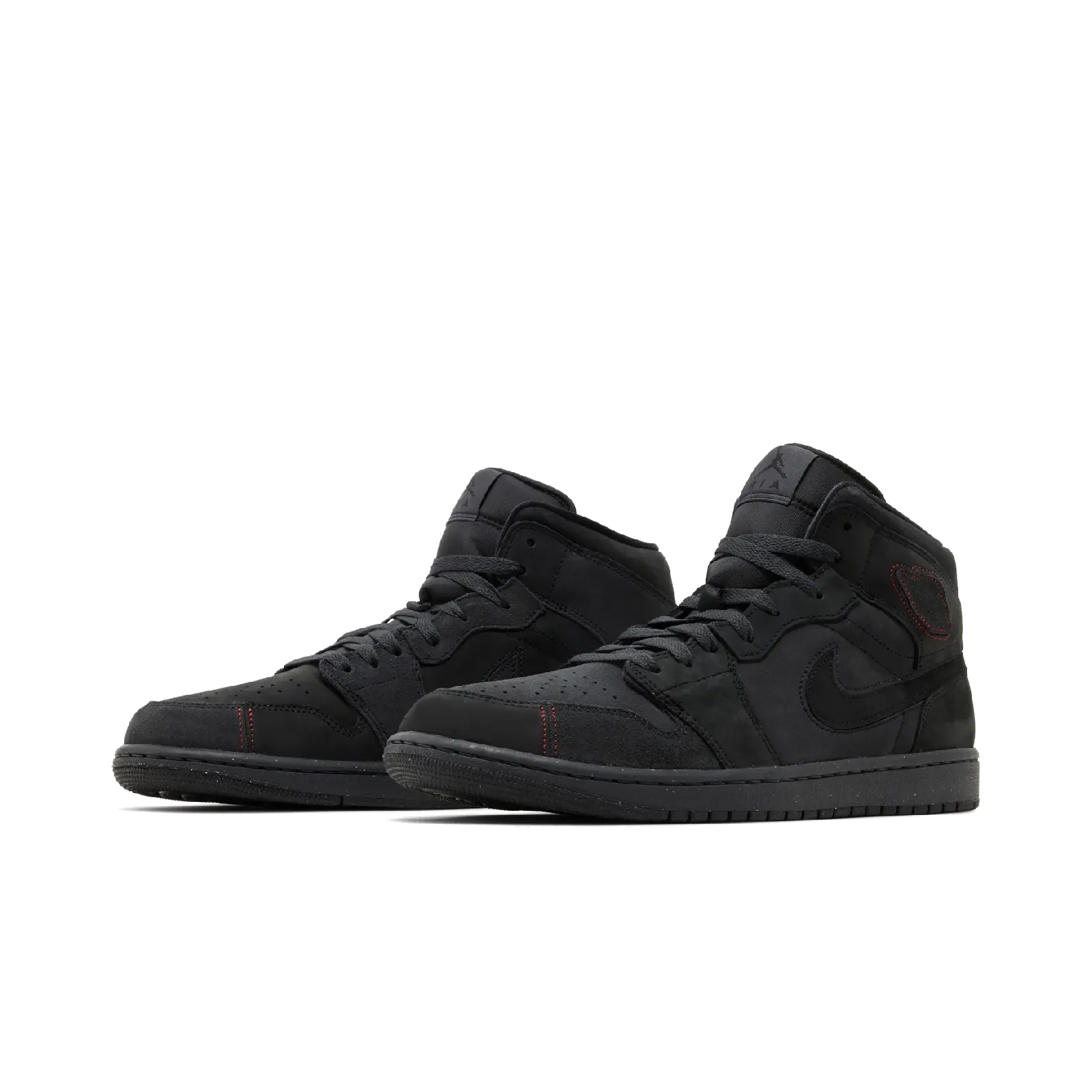 Jordan 1 Mid SE Craft Dark Smoke Red