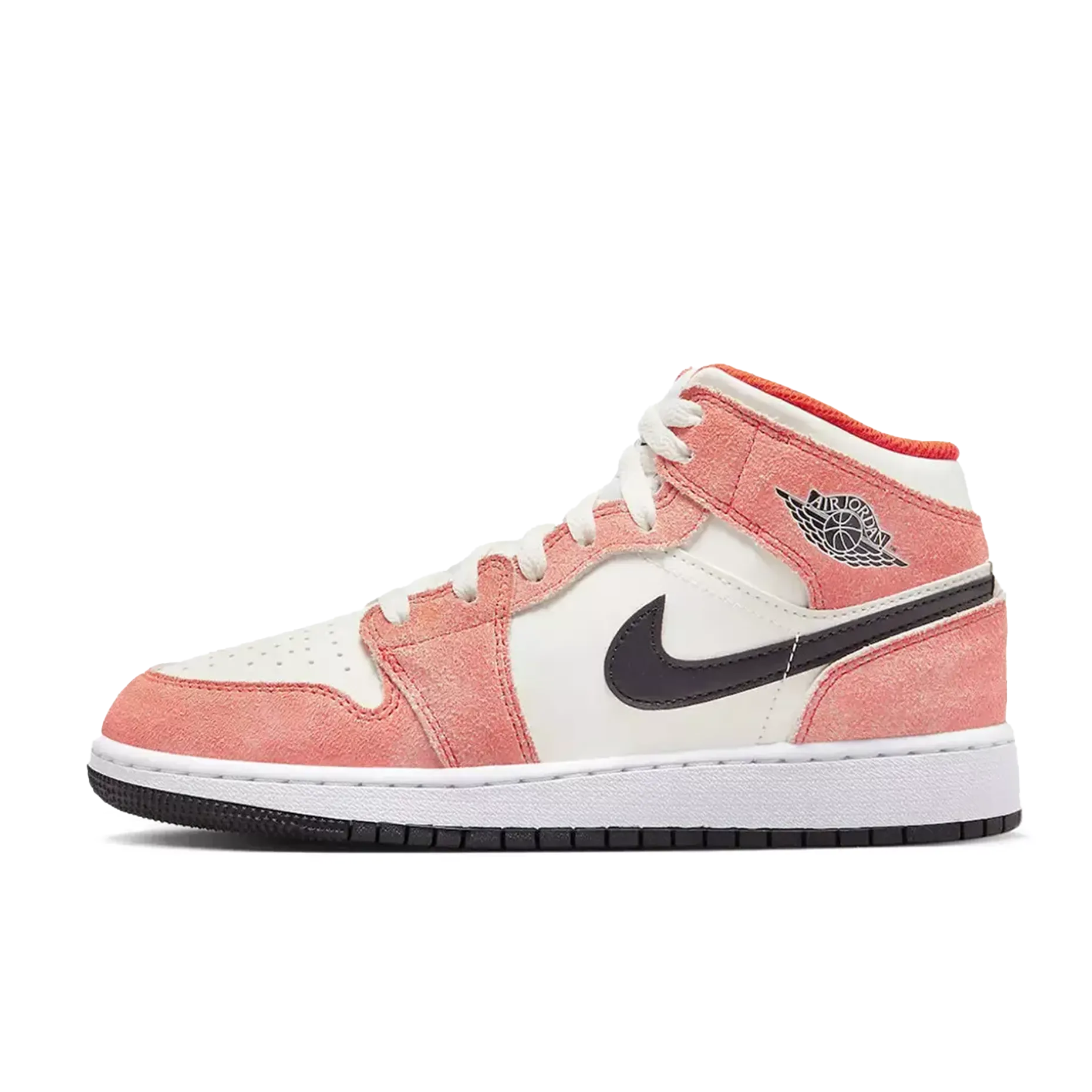 Jordan 1 Mid SE Orange Suede (GS)