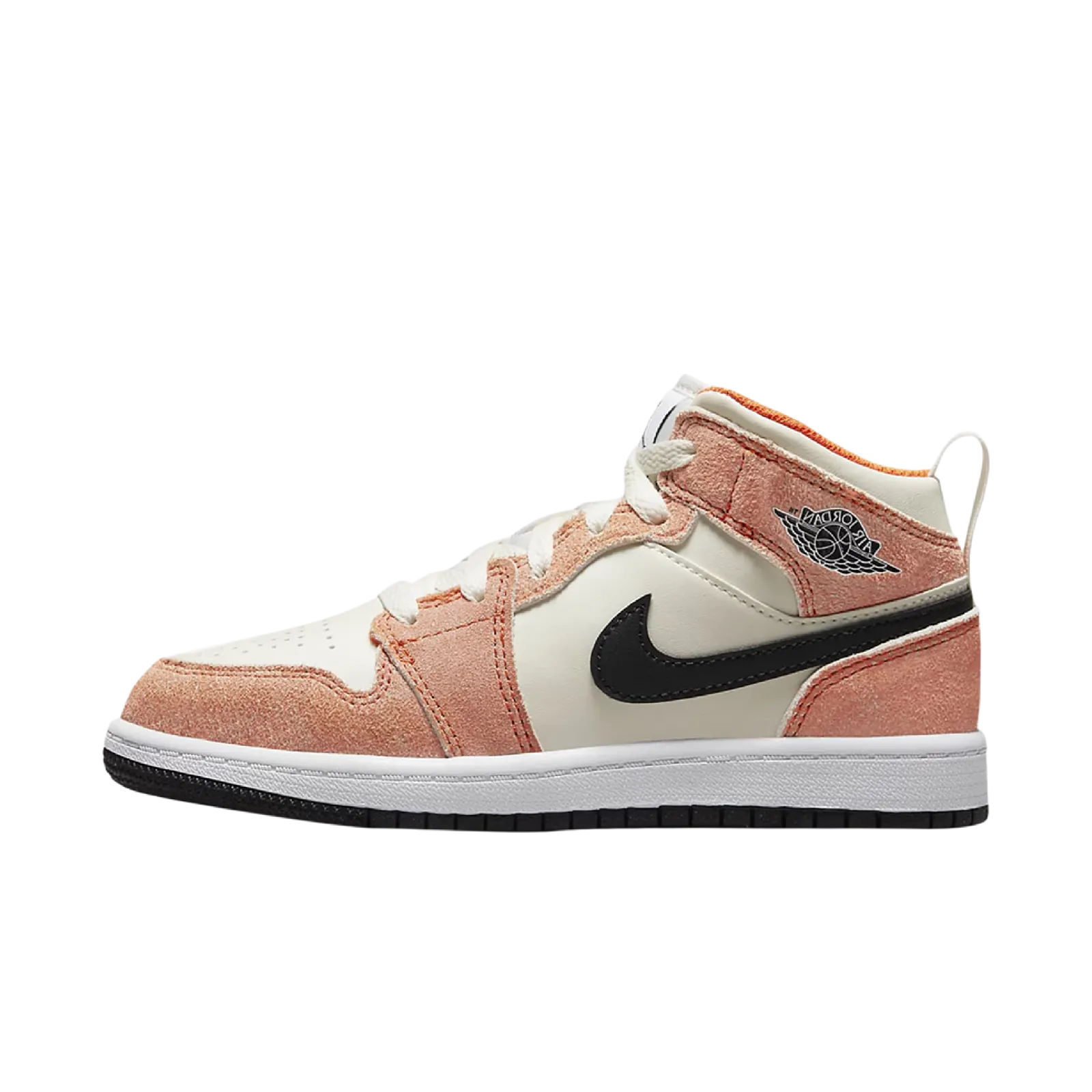 Jordan 1 Mid SE Orange Suede (PS)