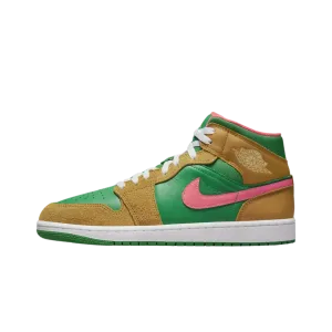 Jordan 1 Mid SE Wheat Watermelon