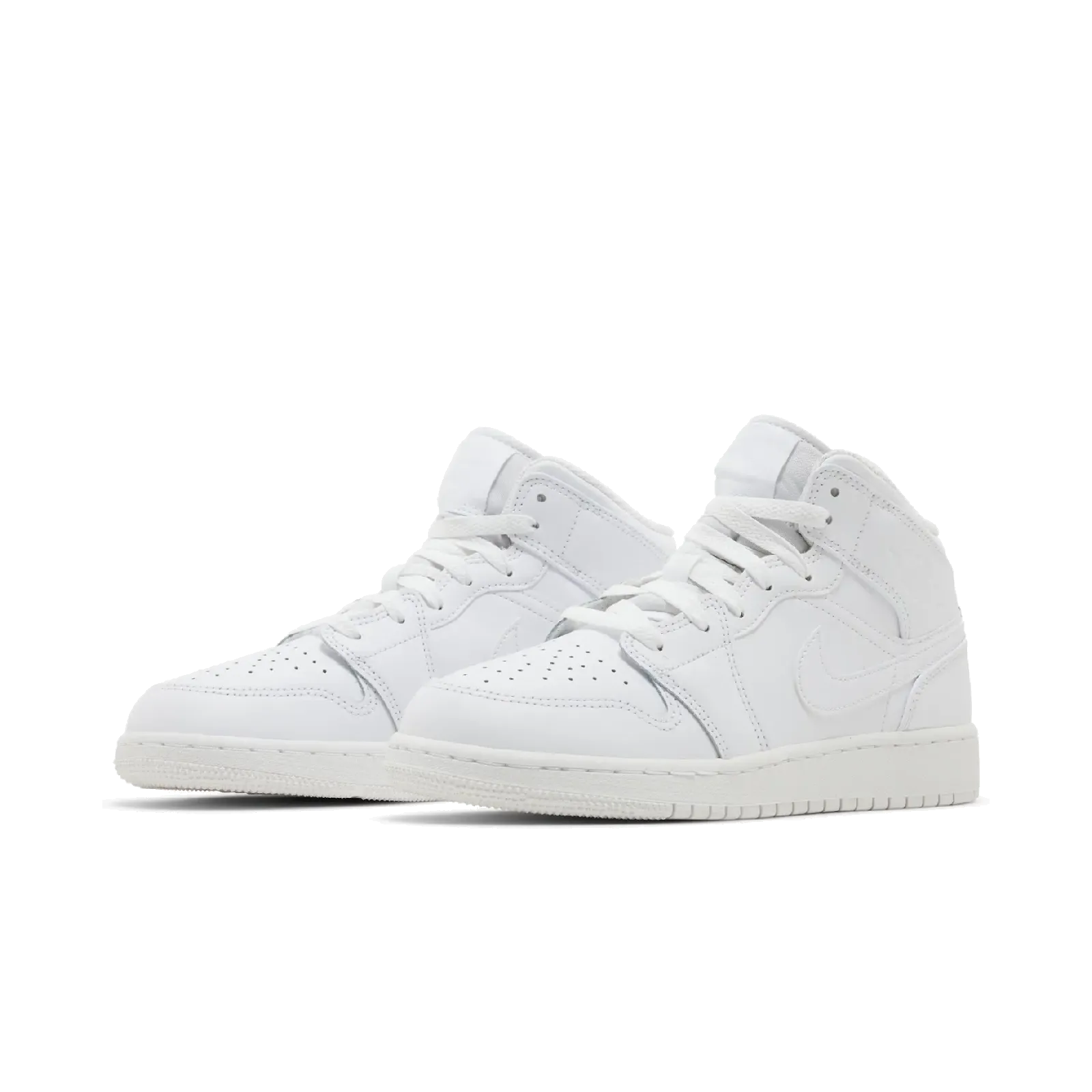 Jordan 1 Mid Triple White (2023) (GS)