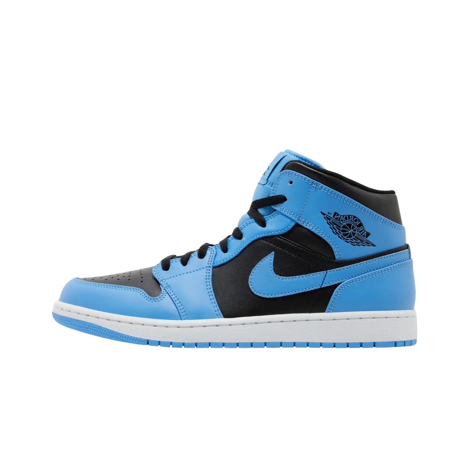 Jordan 1 Mid University Blue Black