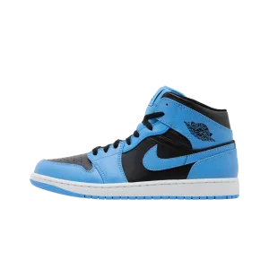 Jordan 1 Mid University Blue Black