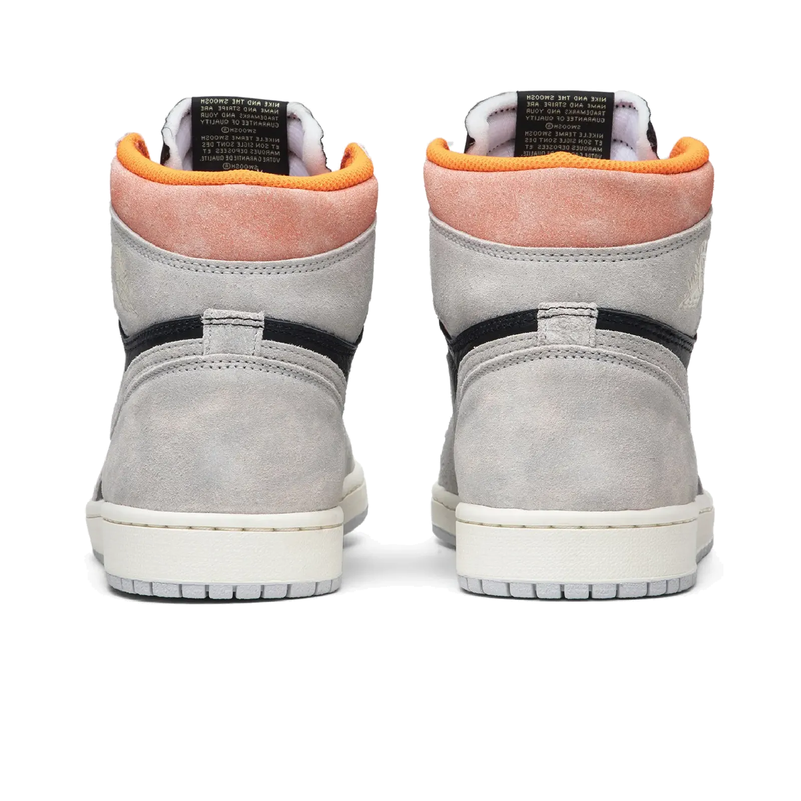 Jordan 1 Retro High Neutral Grey Hyper Crimson