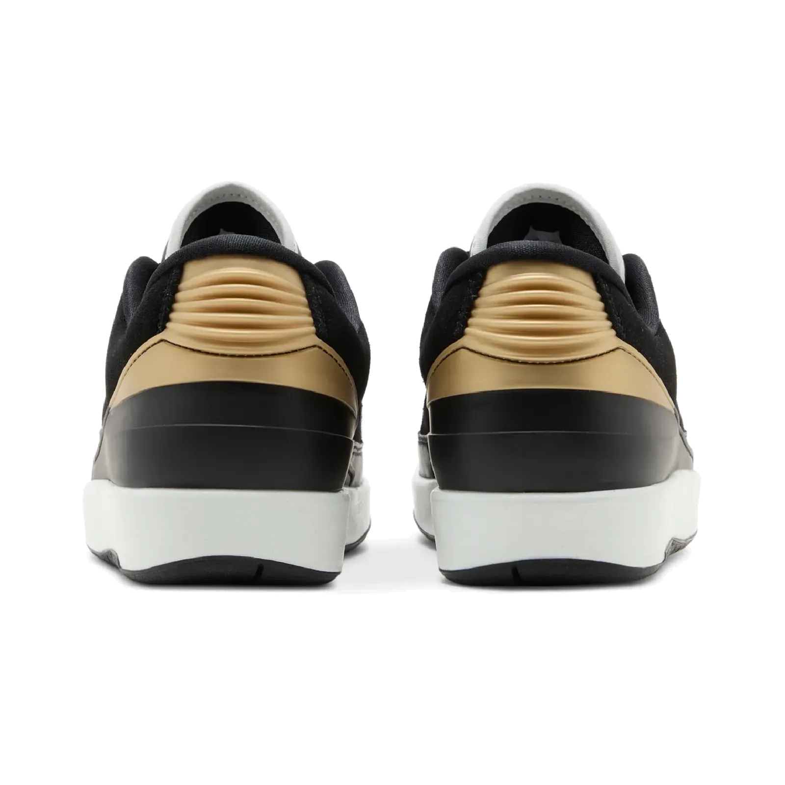 Jordan 2 Retro Low Black Metallic Gold (Women's)