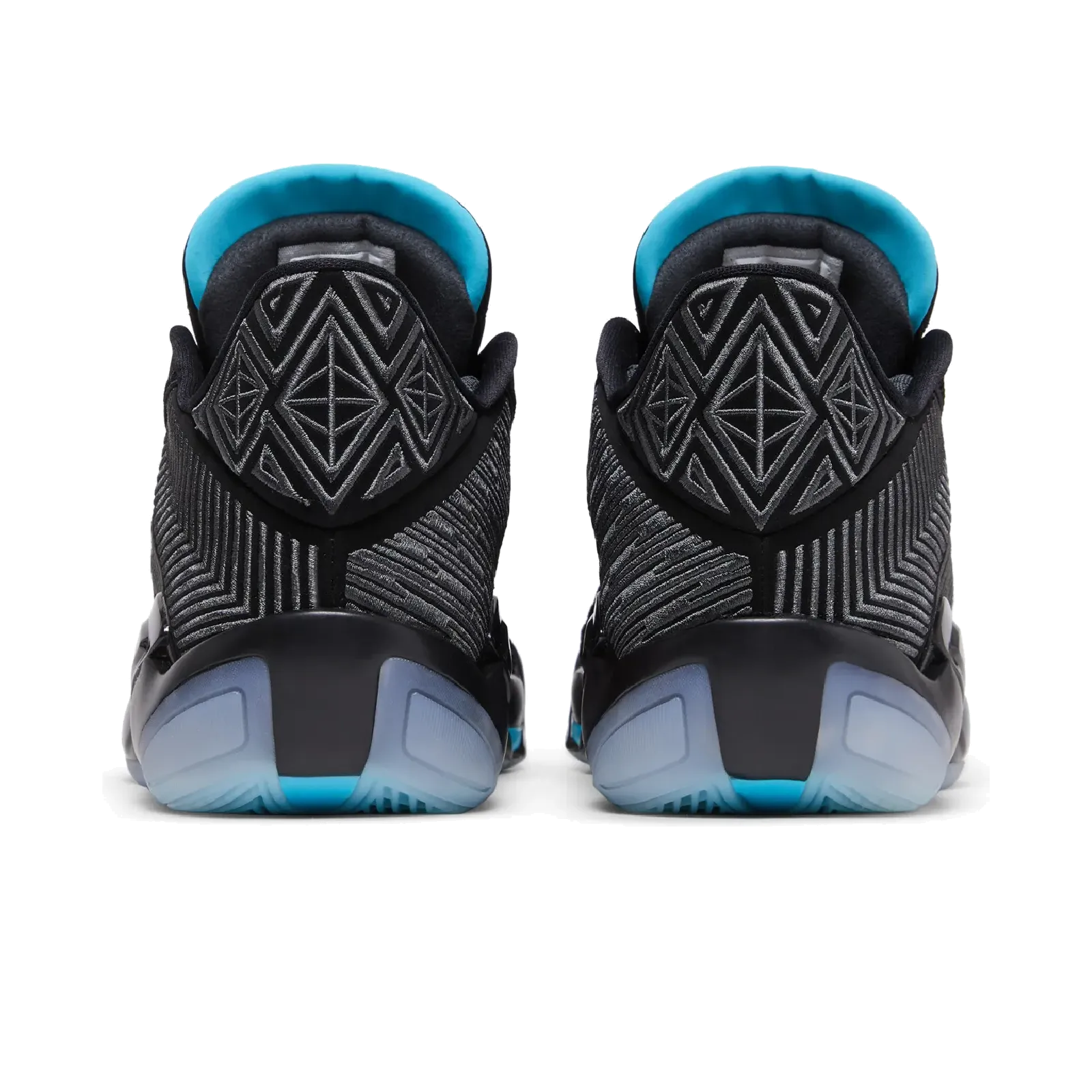 Jordan 38 Low Black Gamma Blue (Translucent Sole)