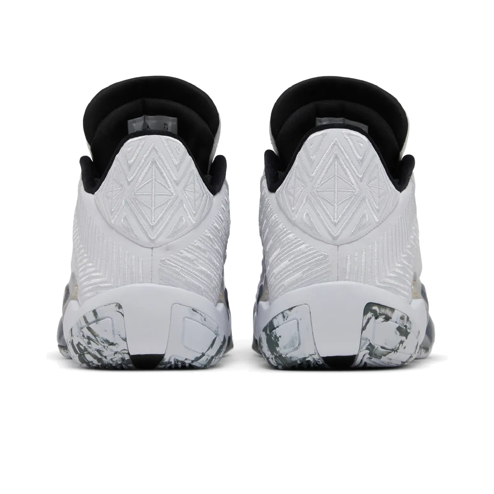 Jordan 38 Low White Metallic Gold Black