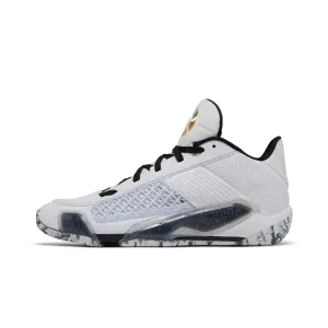 Jordan 38 Low White Metallic Gold Black