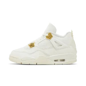 Jordan 4 Retro Metallic Gold (Women's)