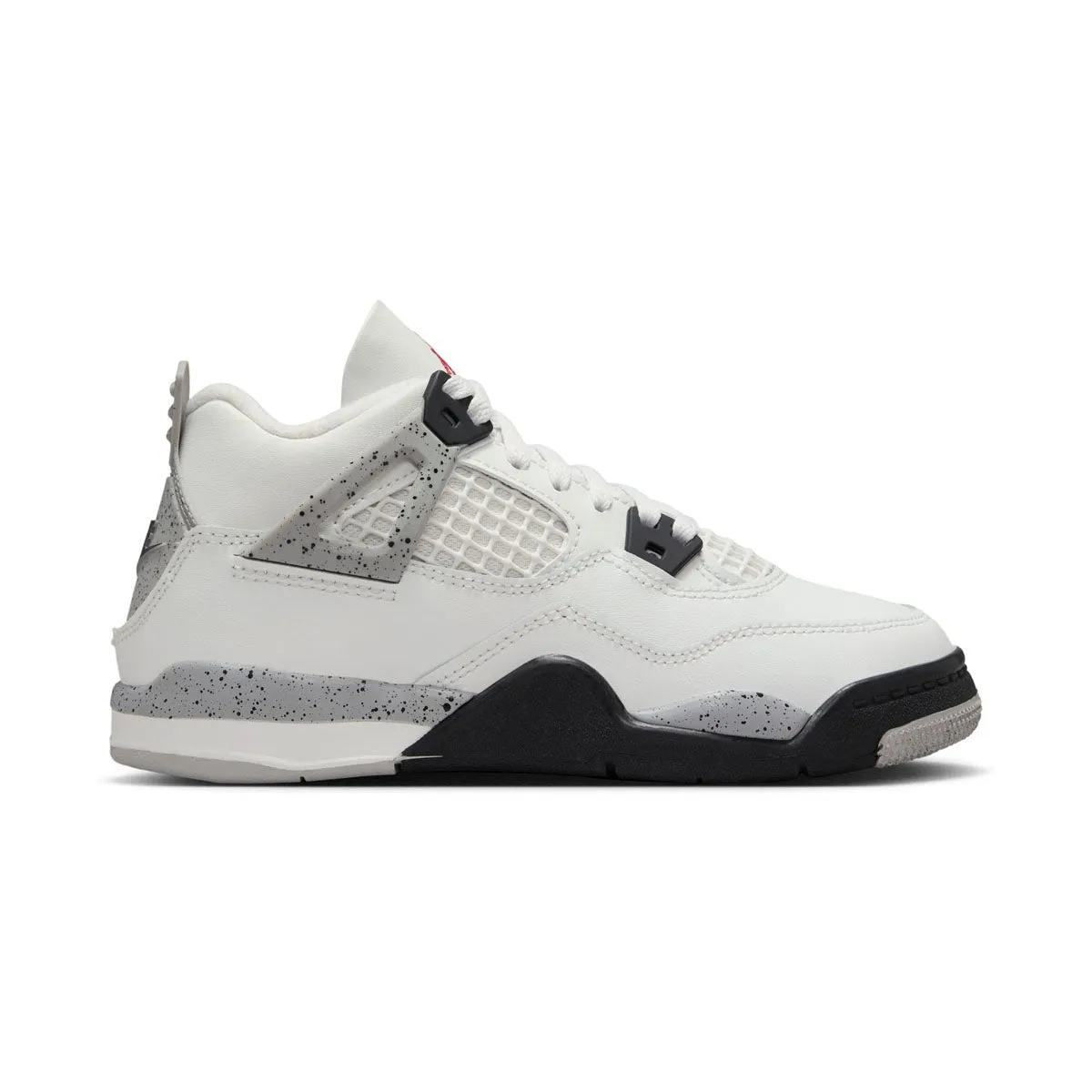 Jordan 4 Retro 'White Cement' Little Kids' Shoes