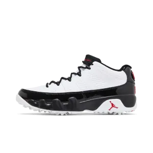 Jordan 9 Retro Low Golf White Black True Red