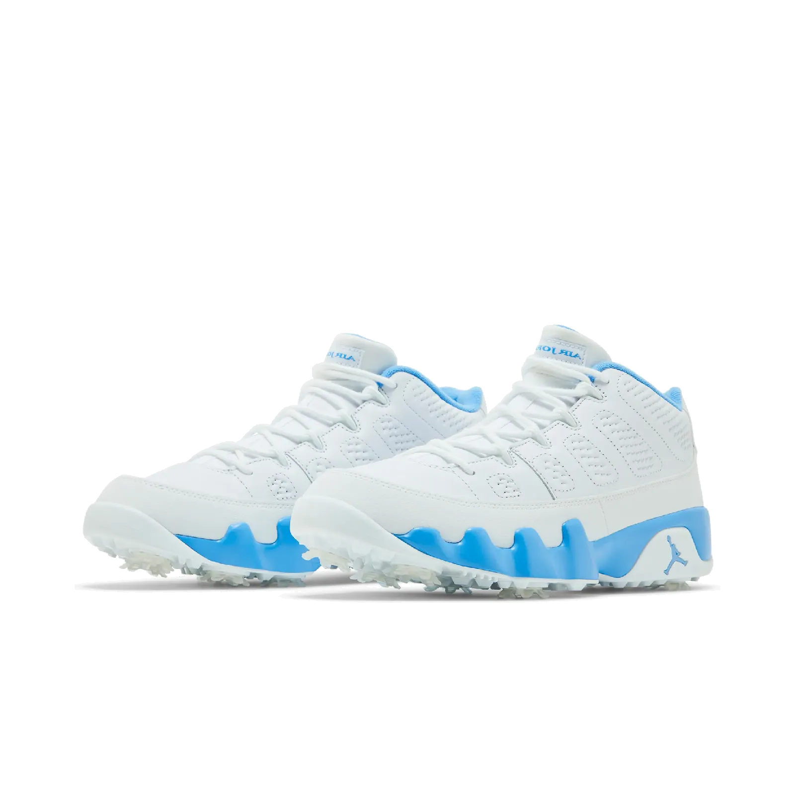 Jordan 9 Retro Low Golf White University Blue