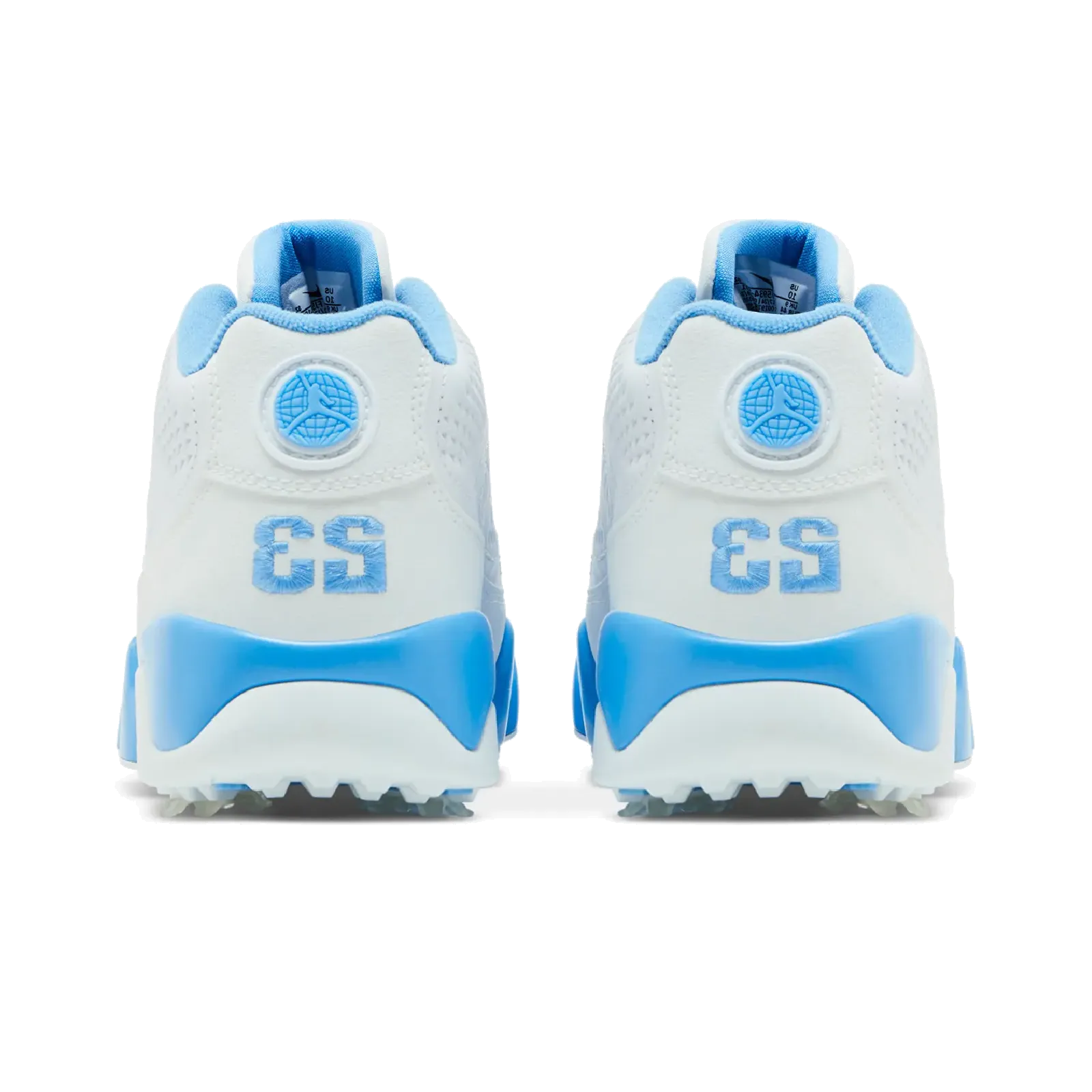 Jordan 9 Retro Low Golf White University Blue