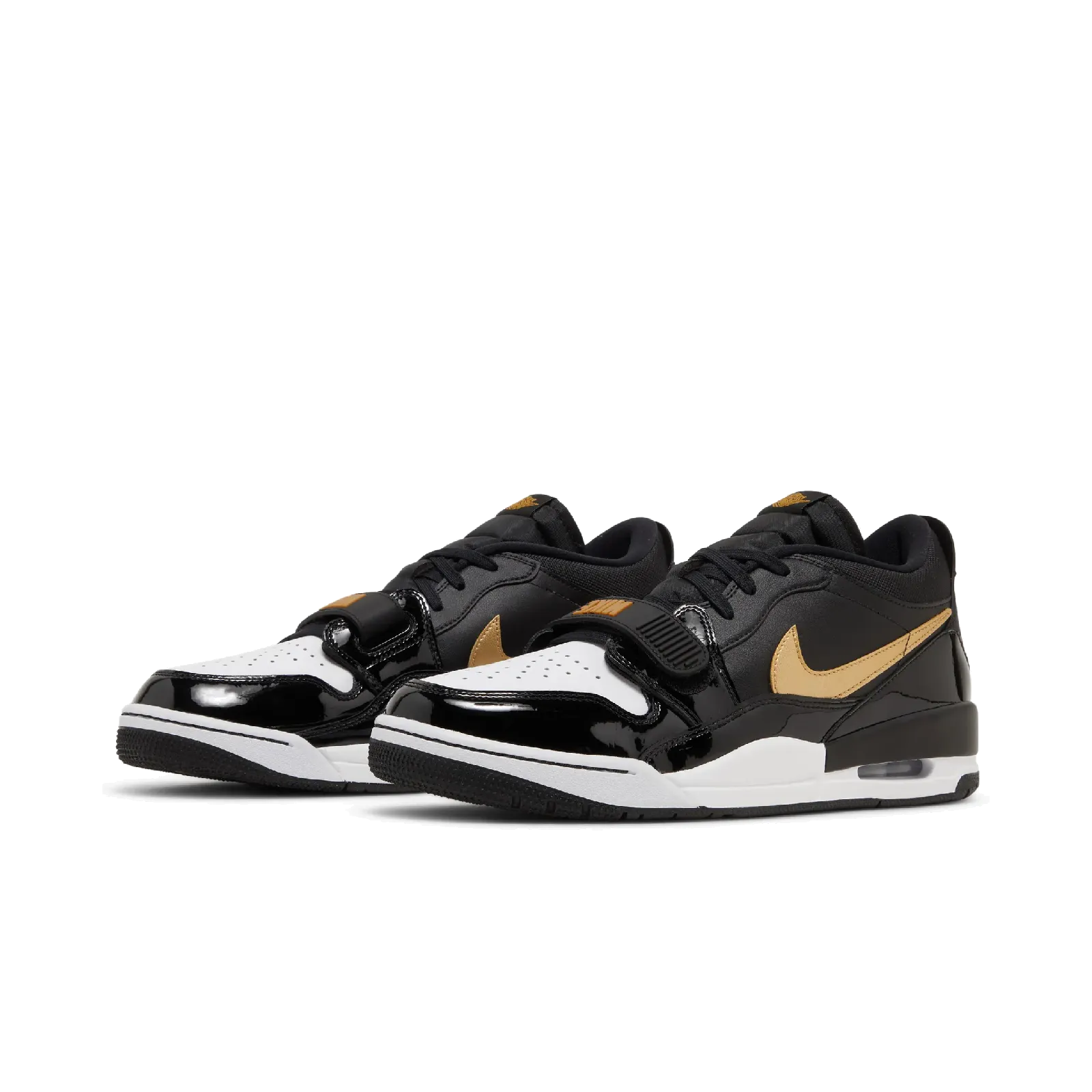 Jordan Legacy 312 Low Black Metallic Gold