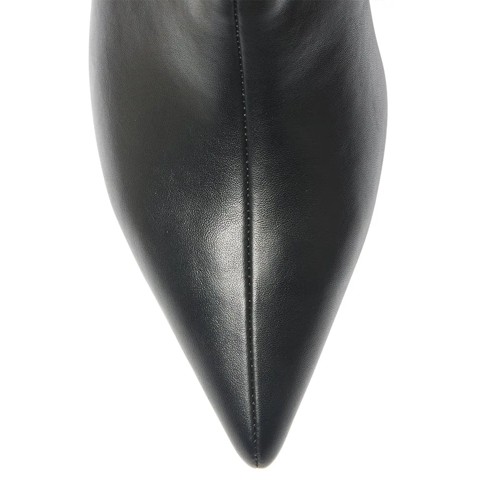 Julian Boot in Black Smooth
