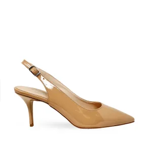 JUSTINA BEIGE PATENT 70mm