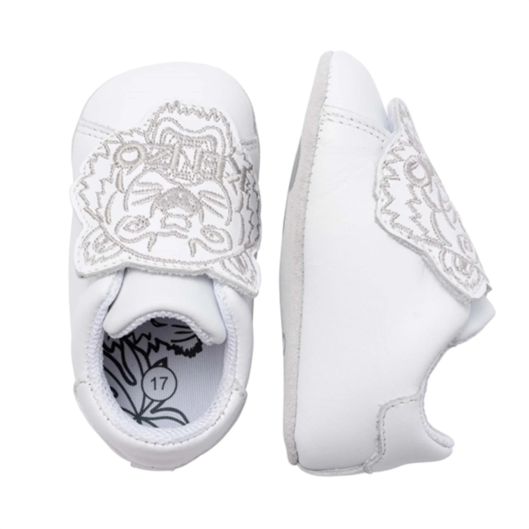 Kenzo Tiger Slippers White