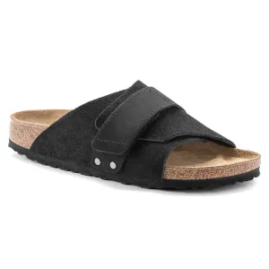 Kyoto Men - Black Nubuck and Suede Leather||Kyoto pour hommes - Nubuck et sude noir