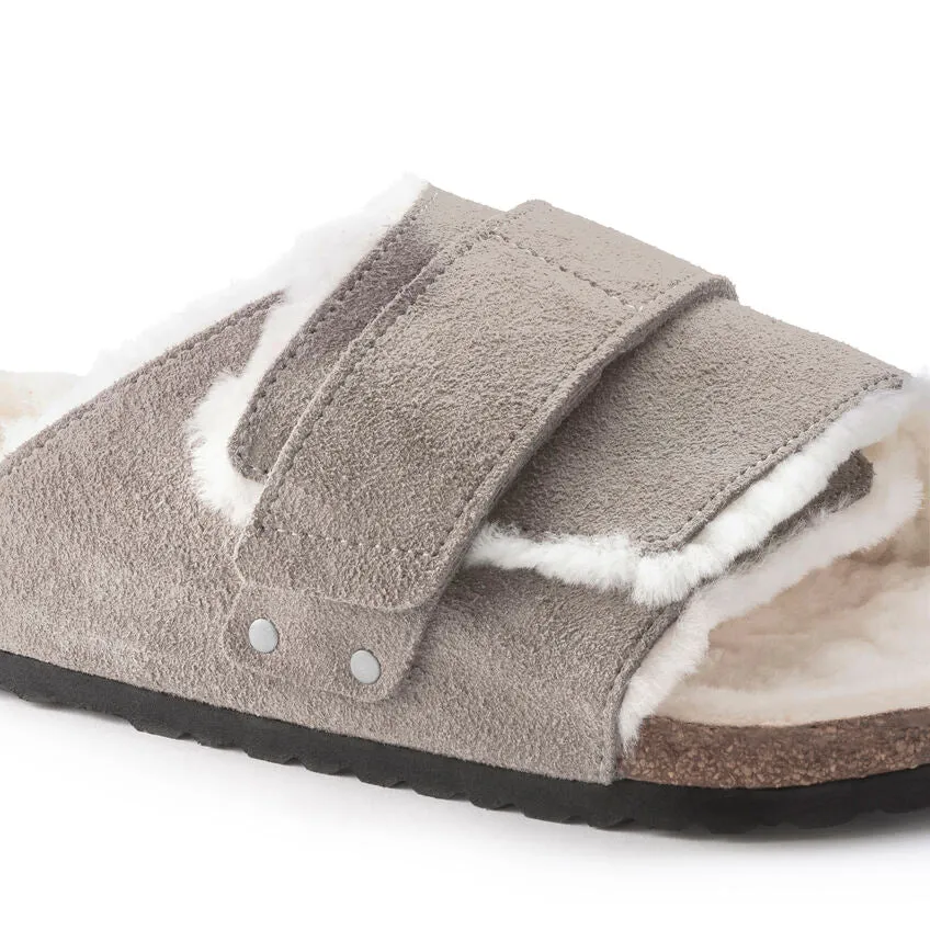 Kyoto Women - Stone Coin Suede Shearling||Kyoto pour femmes - Sude fourrure stone coin