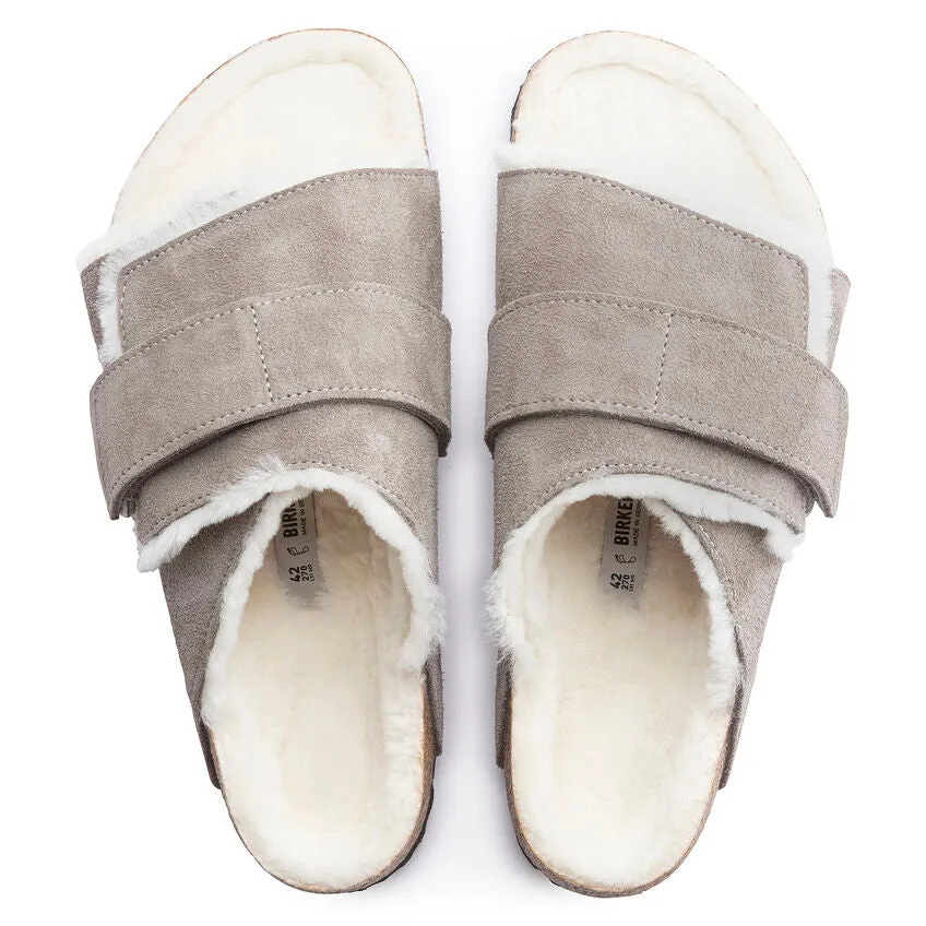 Kyoto Women - Stone Coin Suede Shearling||Kyoto pour femmes - Sude fourrure stone coin