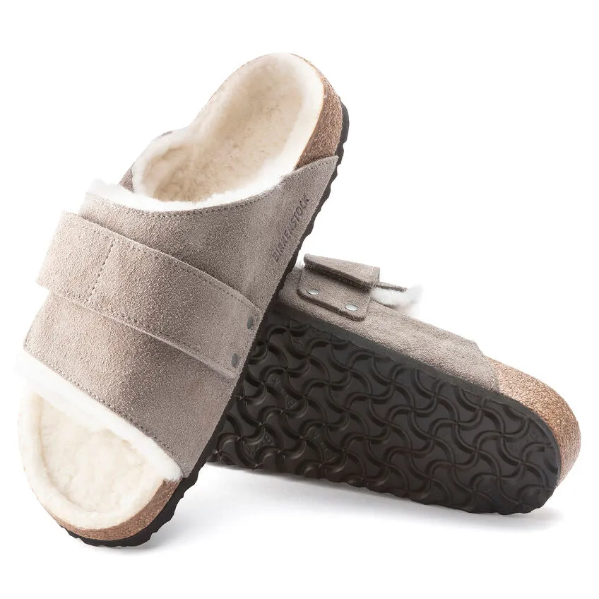 Kyoto Women - Stone Coin Suede Shearling||Kyoto pour femmes - Sude fourrure stone coin