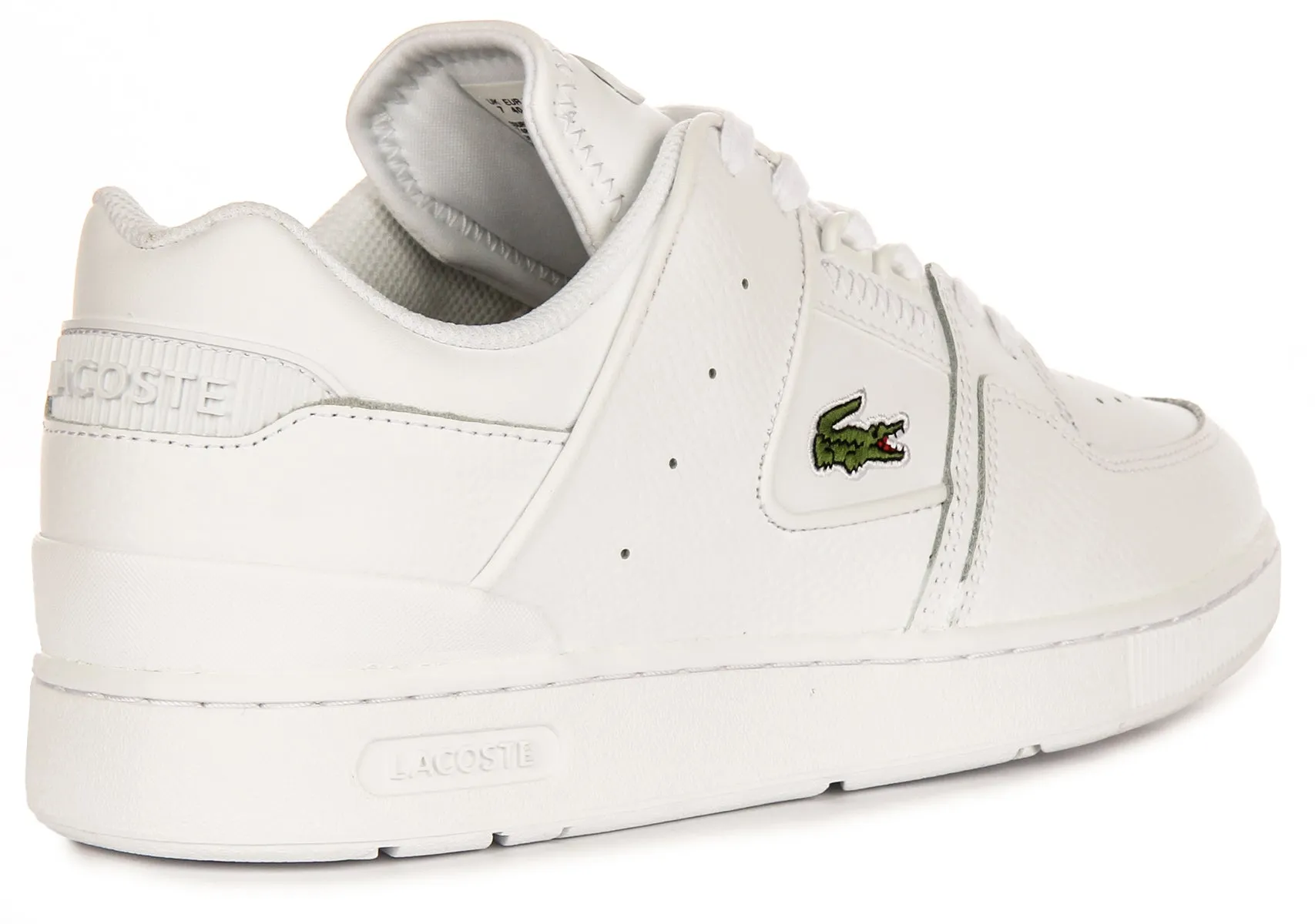 Lacoste Court Cage In White For Men