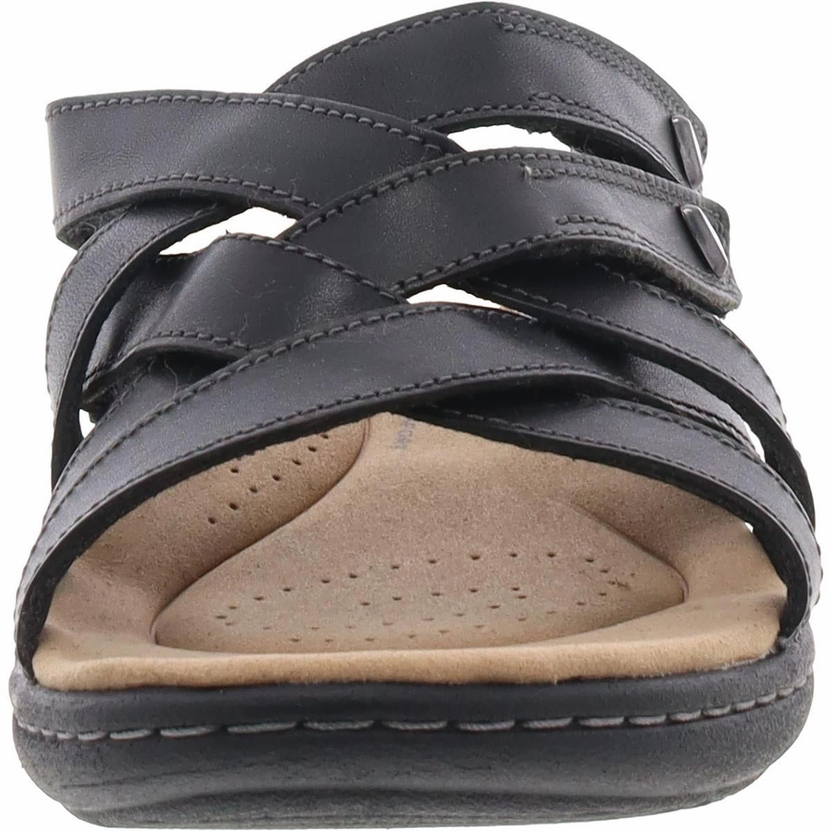 Laurieann Bali Womens Strappy Open Toe Slide Sandals