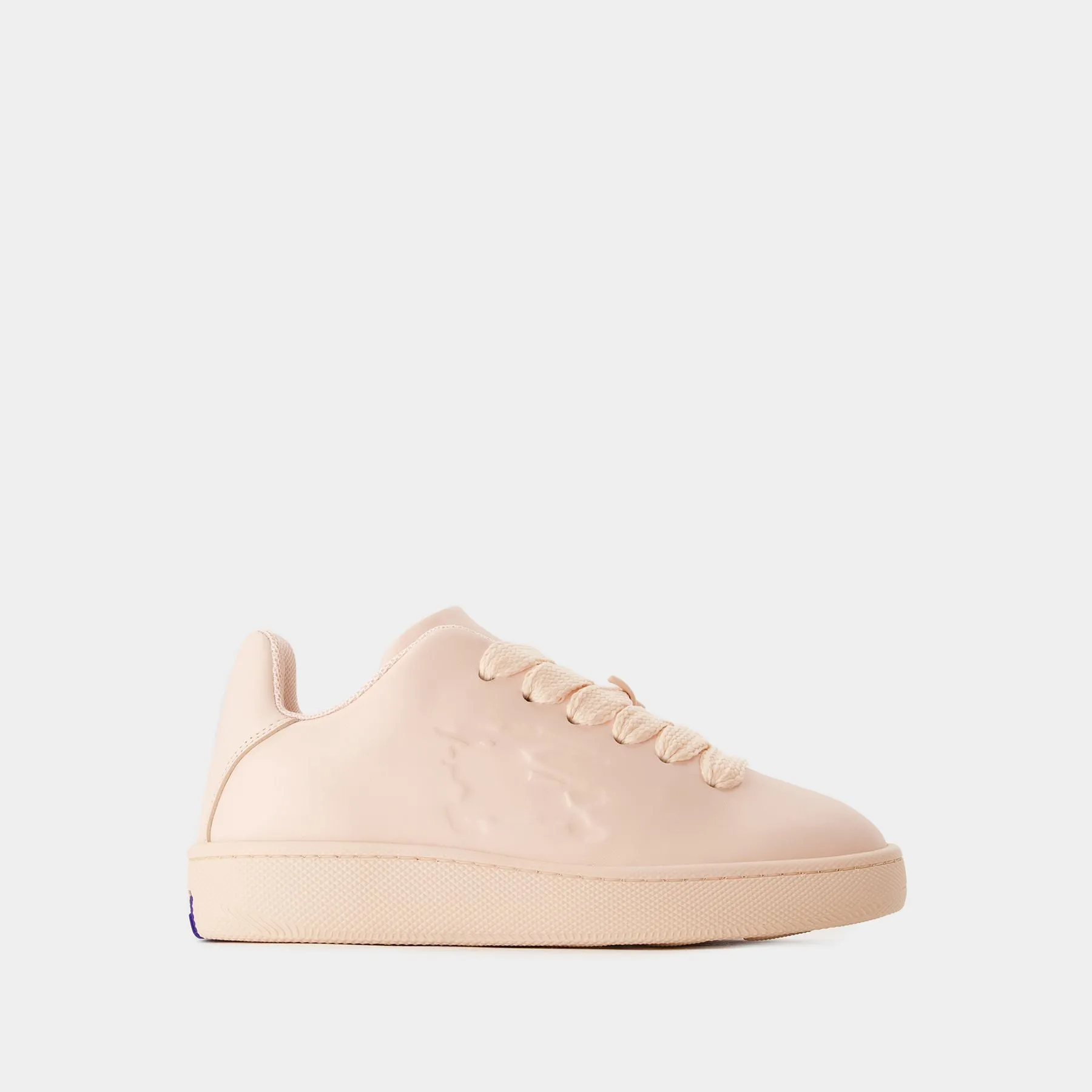 LF Box Sneakers - Burberry - Leather - Baby Neon