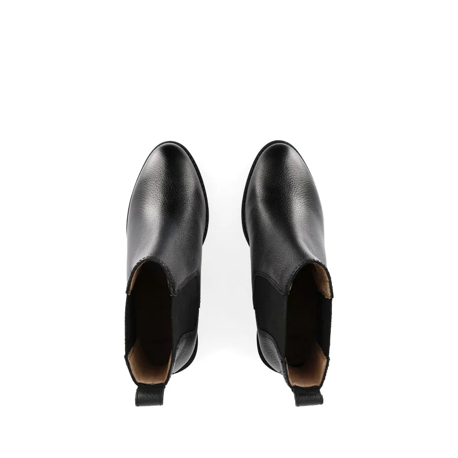 LIBERTY  - BLACK TUMBLED LEATHER