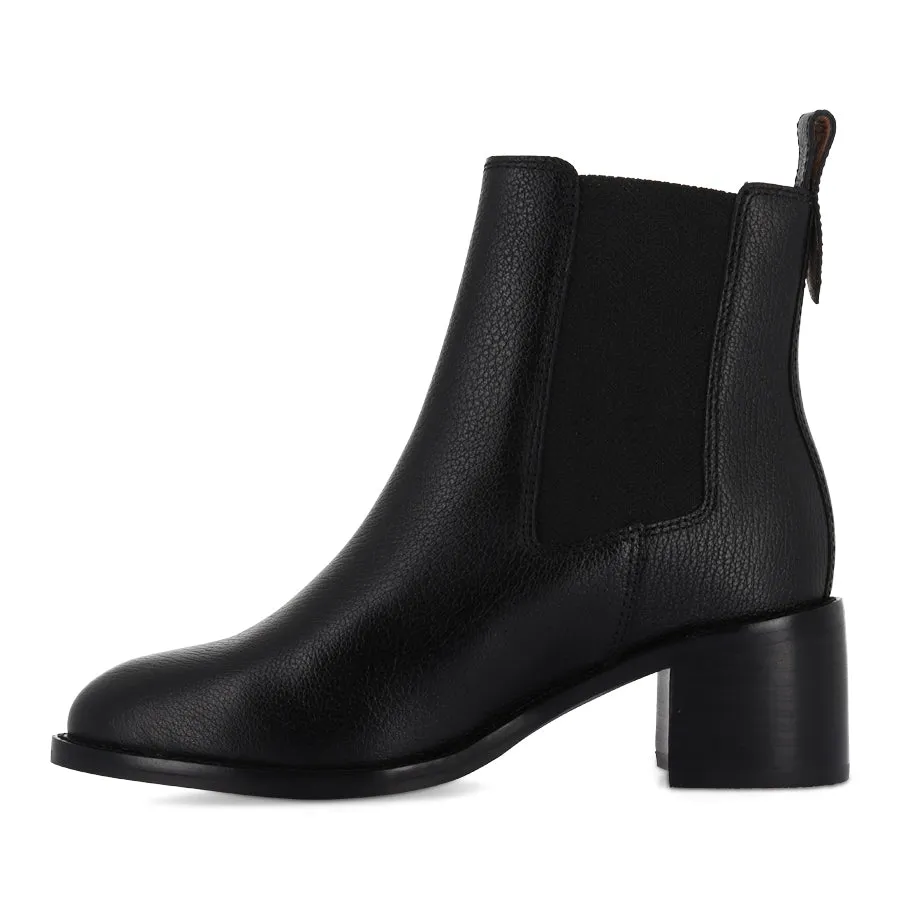 LIBERTY  - BLACK TUMBLED LEATHER