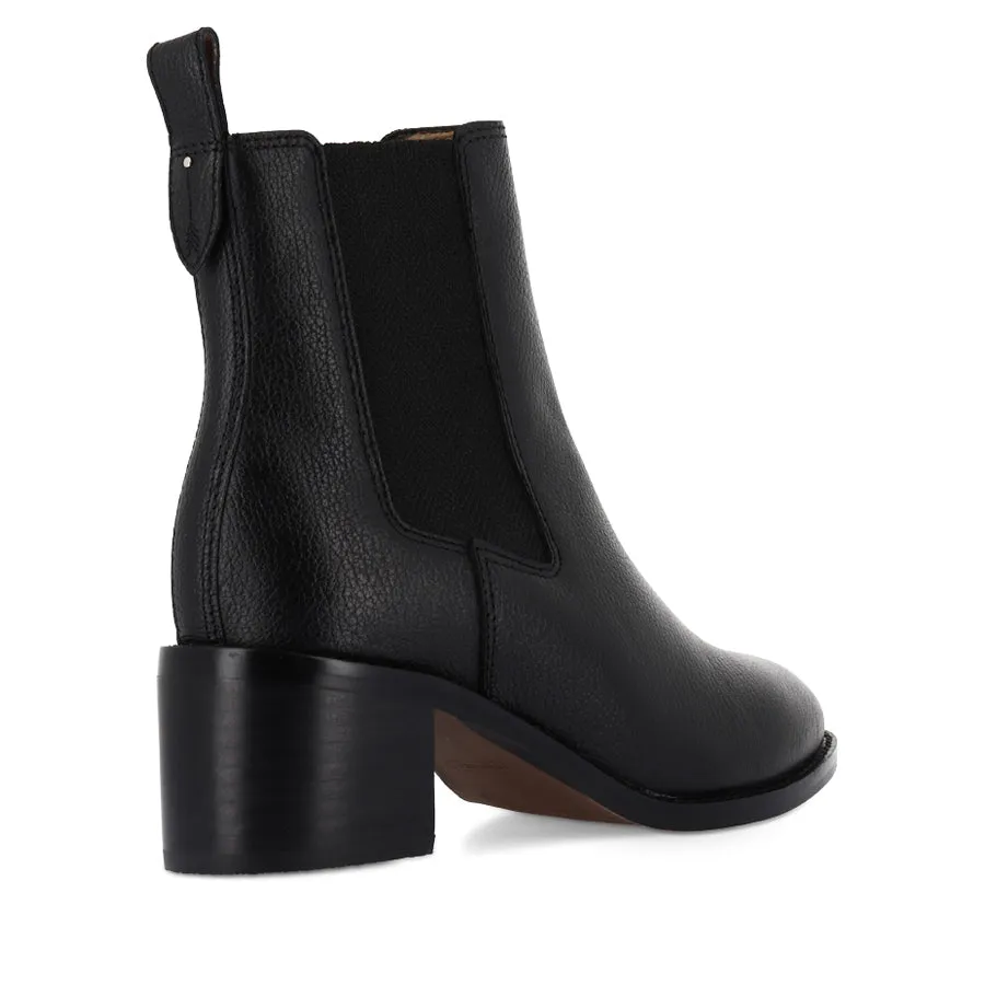 LIBERTY  - BLACK TUMBLED LEATHER