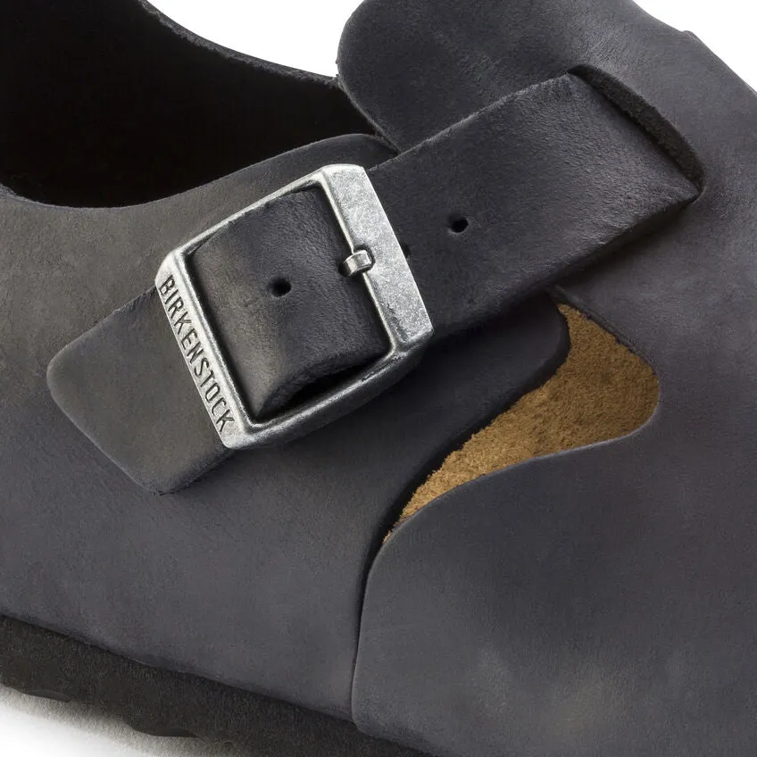 London - Black Oiled Leather||London - Cuir huil noir