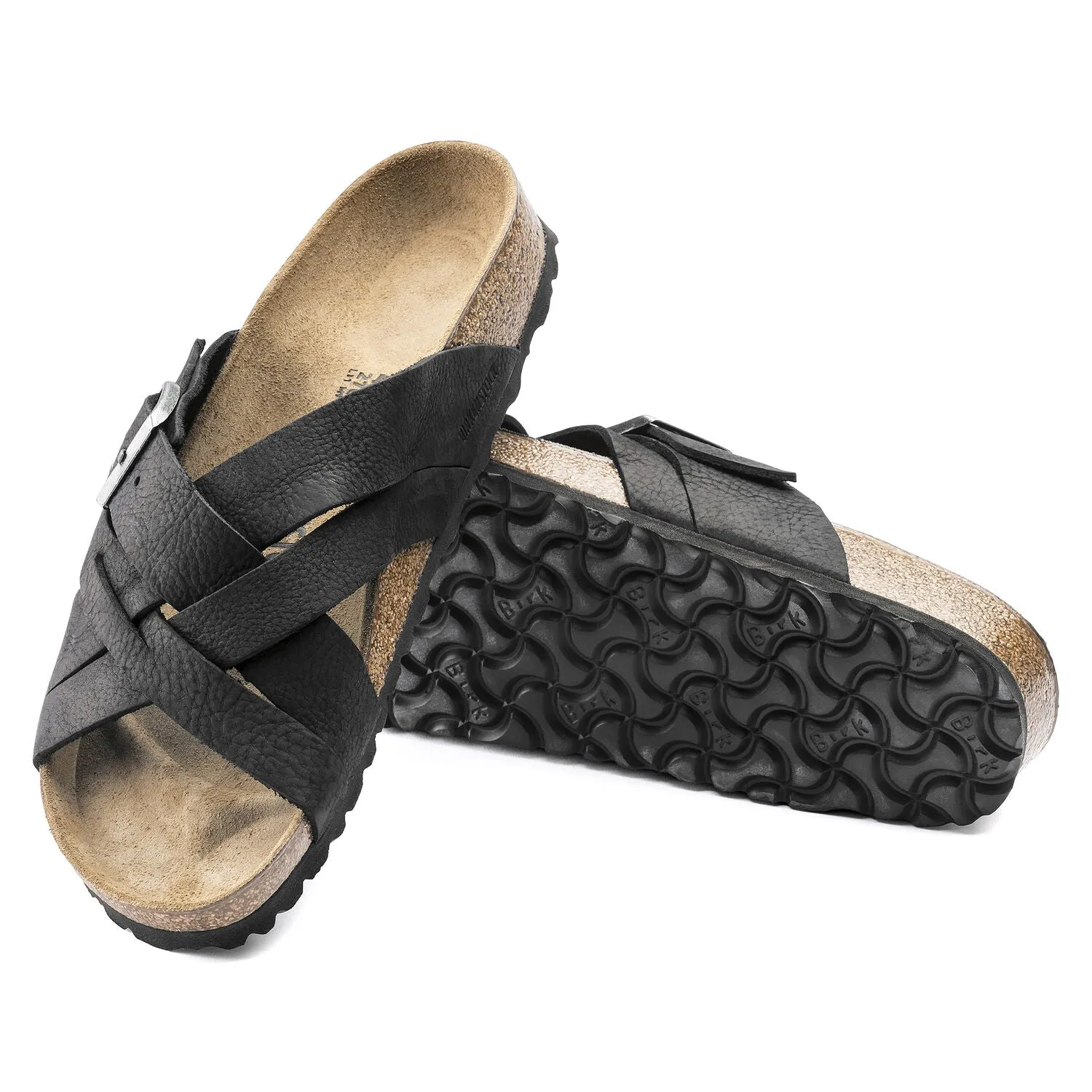 Lugano - Camberra Old Black Oiled Leather