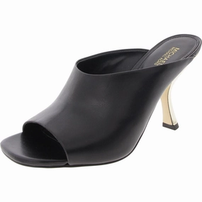 Luna Mule Womens Metallic Leather Mule Sandals