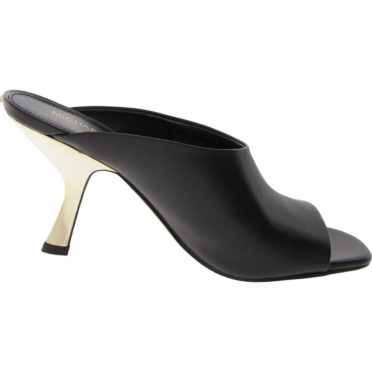 Luna Mule Womens Metallic Leather Mule Sandals