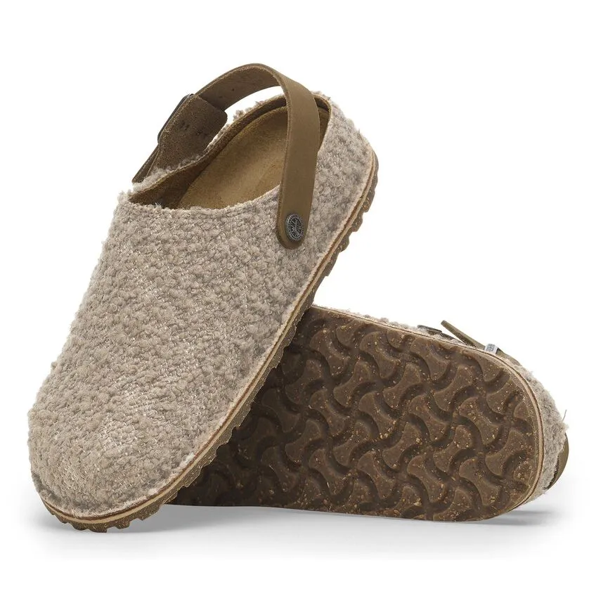 Lutry Women - Grey Taupe Boucl||Lutry pour femmes - Boucl gris taupe